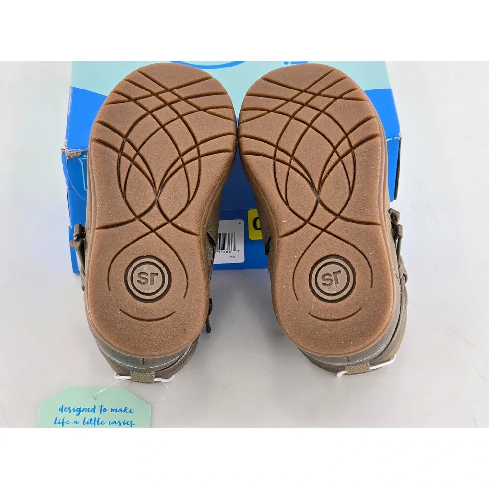 Stride Rite Shania Boots Little Kid 4M Taupe Machine Washable - New